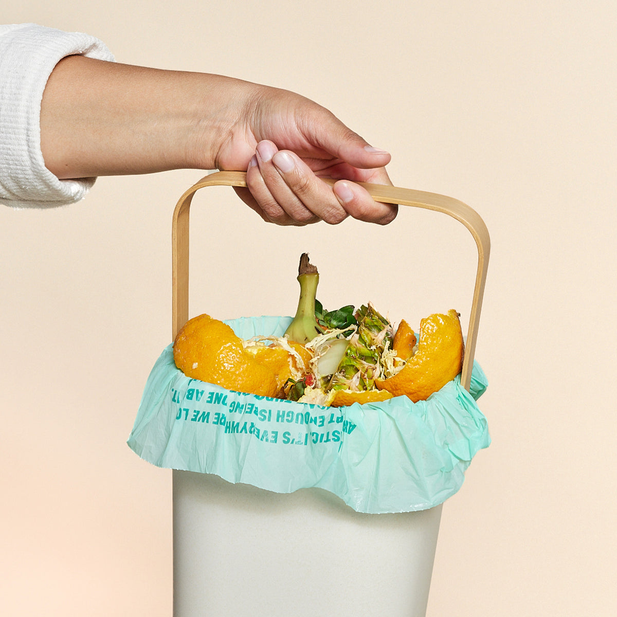 HoldOn Compostable Small Space Kitchen Bags 4 Gallon (50-ct)