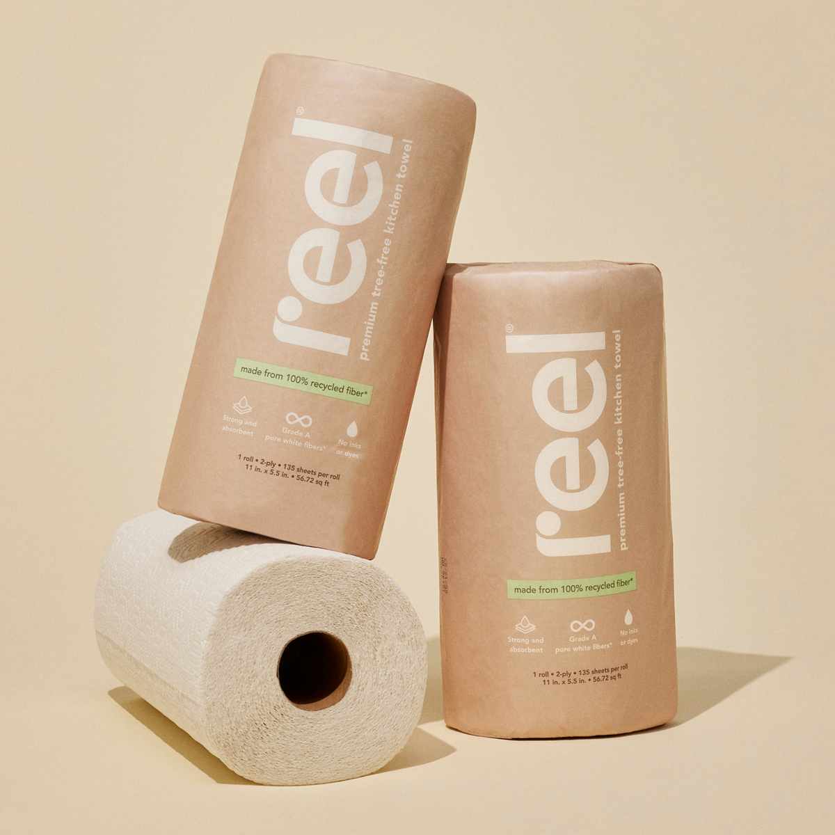 Reel Recycled Paper Towels (12-ct)